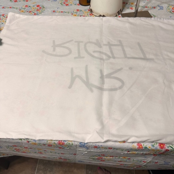 Others Follow White Pillowcase with Black Text - Picture 3 of 4